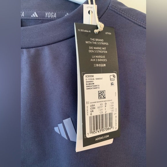 ADIDAS Yoga Aeroready Cropped Sweatshirt - Picture 3 of 6